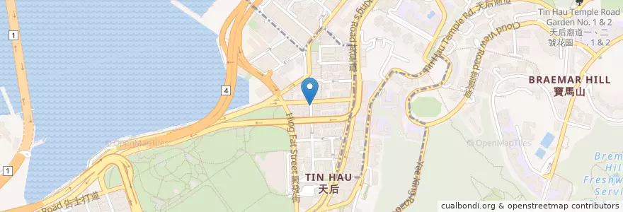 Mapa de ubicacion de Sun Kee Congee en Cina, Guangdong, Hong Kong, Hong Kong, Nuovi Territori, 灣仔區 Wan Chai District.
