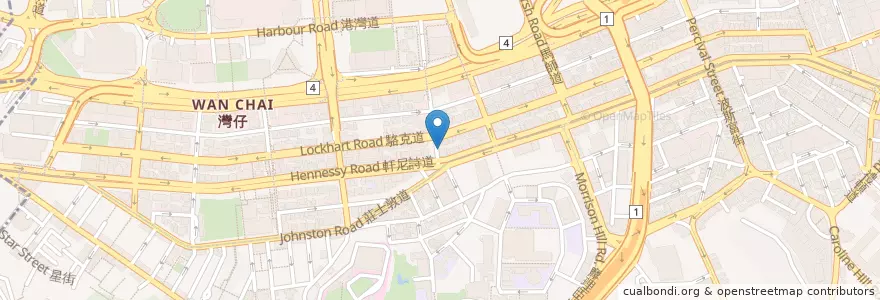 Mapa de ubicacion de Bitcoin Cryptocurrency ATM en China, Guangdong, Hongkong, Hongkong, New Territories, 灣仔區 Wan Chai District.