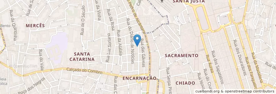 Mapa de ubicacion de Adega Machado en 葡萄牙, Área Metropolitana De Lisboa, Lisboa, Grande Lisboa, 里斯本, Misericórdia.