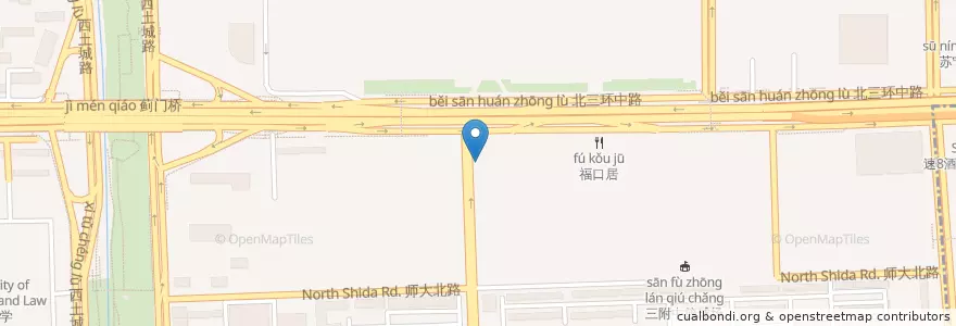 Mapa de ubicacion de 汤本味赣苑 en 중국, 베이징시, 허베이성, 海淀区.