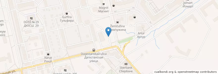 Mapa de ubicacion de Сбербанк en Rusia, Приволжский Федеральный Округ, Bashkortostán, Городской Округ Уфа.