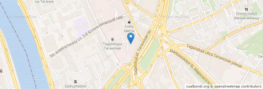 Mapa de ubicacion de Union Place en روسيا, Центральный Федеральный Округ, Москва, Центральный Административный Округ, Таганский Район.