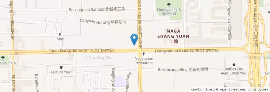 Mapa de ubicacion de ICBC en China, Peking, Hebei, 东城区.