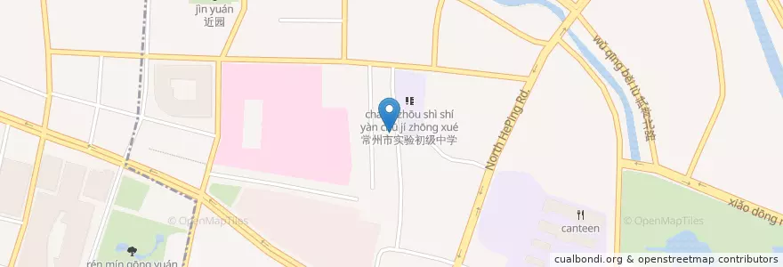 Mapa de ubicacion de 盛兴面馆 en Китай, 常州市, 天宁区 (Tianning).