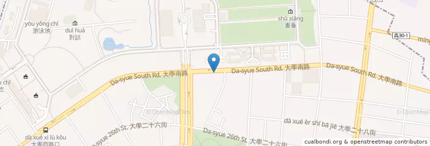 Mapa de ubicacion de 雙醬咖哩 en Taiwan, Kaohsiung, 楠梓區.