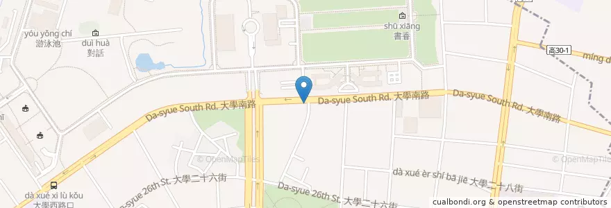 Mapa de ubicacion de 145朋友的早午餐 en Taiwan, Kaohsiung, 楠梓區.