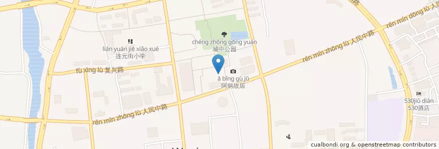 Mapa de ubicacion de Coco en 중국, 우시시, 梁溪区(Liangxi).