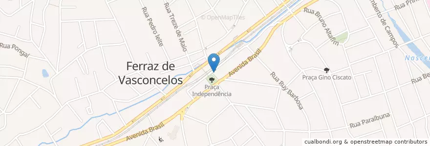 Mapa de ubicacion de Clinica Santo Antonio en Бразилия, Юго-Восточный Регион, Сан-Паулу, Região Geográfica Intermediária De São Paulo, Região Metropolitana De São Paulo, Região Imediata De São Paulo, Ferraz De Vasconcelos.