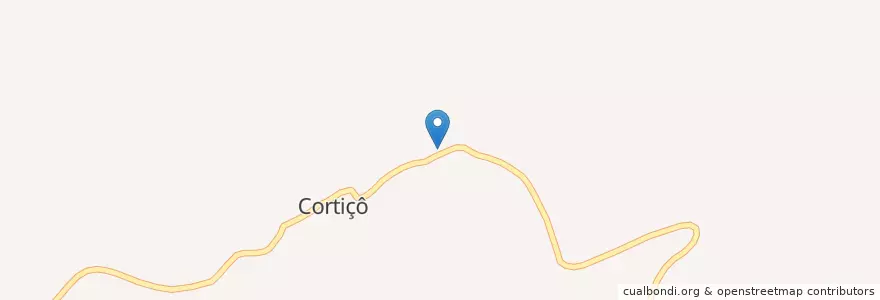 Mapa de ubicacion de U.F Cortiço e Vila Chã en ポルトガル, Centro, Guarda, Serra Da Estrela, Fornos De Algodres, U.F Cortiço E Vila Chã.