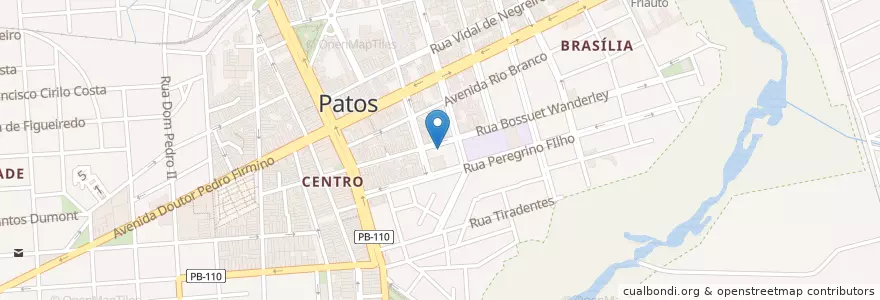 Mapa de ubicacion de SOS Patos 24h en Brazil, Northeast Region, Paraíba, Região Metropolitana De Patos, Região Geográfica Intermediária De Patos, Região Geográfica Imediata De Patos, Patos.