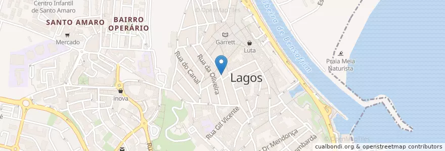 Mapa de ubicacion de Dogtown en Portekiz, Algarve, Algarve, Faro, Lagos, São Gonçalo De Lagos.