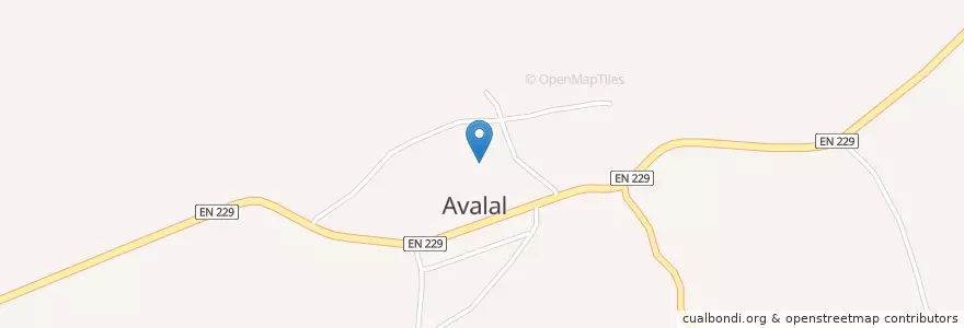 Mapa de ubicacion de Avelal en 포르투갈, Centro, Viseu, Viseu Dão-Lafões, Sátão, Avelal.
