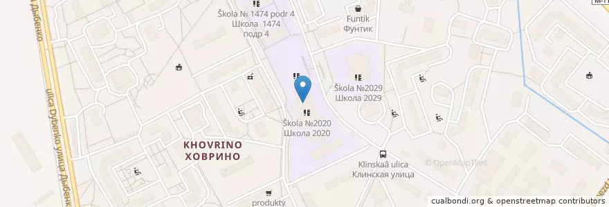 Mapa de ubicacion de Школа Айкидо en Rusia, Distrito Federal Central, Москва, Северный Административный Округ, Район Ховрино.