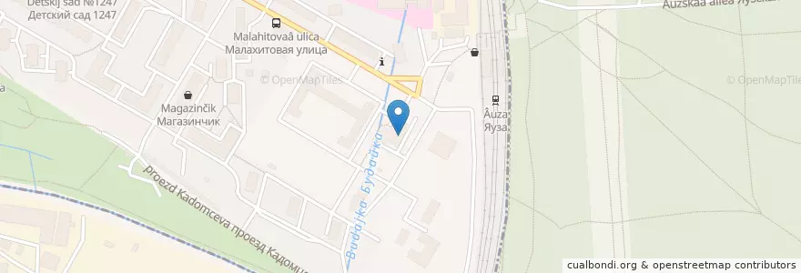 Mapa de ubicacion de Поликлиника МСЧ №33 en Russia, Distretto Federale Centrale, Москва, Восточный Административный Округ, Район Ростокино.