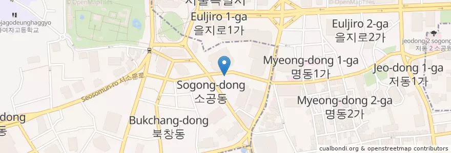 Mapa de ubicacion de Старбакс en Республика Корея, Сеул.