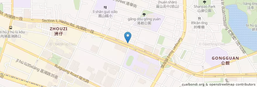 Mapa de ubicacion de 石上清湶 en 臺灣, 新北市, 臺北市, 內湖區.
