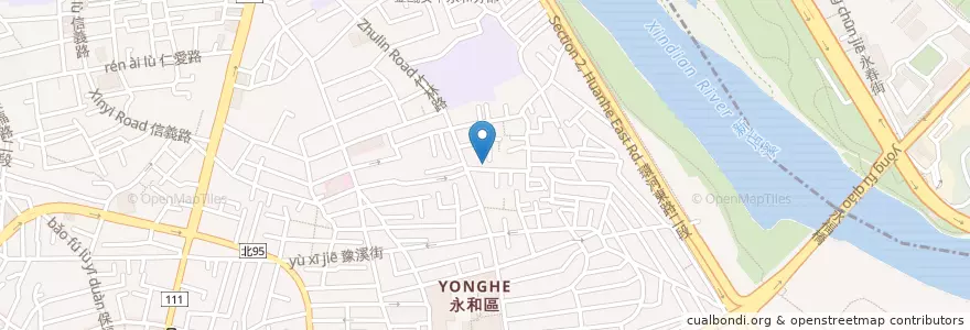 Mapa de ubicacion de Mate Cafe en 臺灣, 新北市, 永和區.