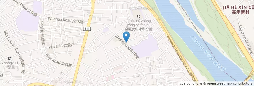 Mapa de ubicacion de Chinese Buffet en Taiwan, Nuova Taipei, Yonghe.