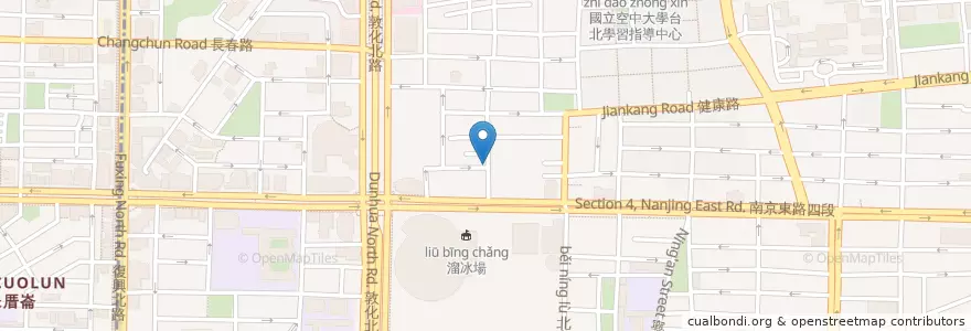 Mapa de ubicacion de 歐爸小廚 en تایوان, 新北市, تایپه, 松山區.