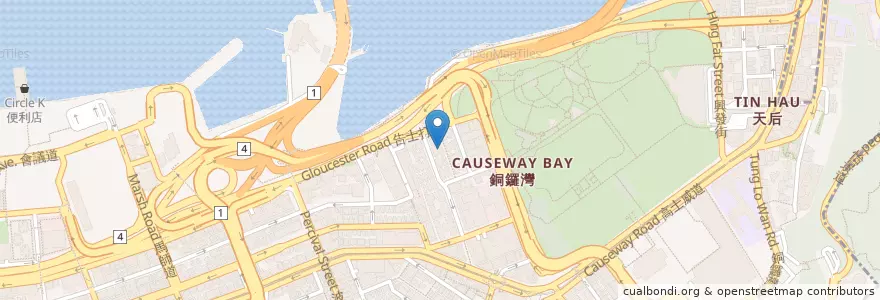 Mapa de ubicacion de elBorn en 中国, 广东省, 香港 Hong Kong, 香港島 Hong Kong Island, 新界 New Territories, 灣仔區 Wan Chai District.