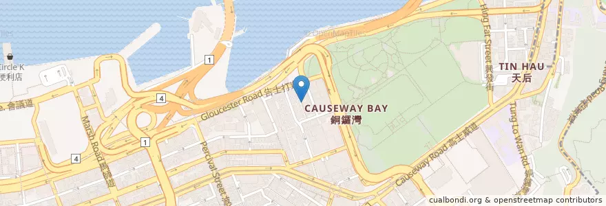 Mapa de ubicacion de Marbling en Çin, Guangdong, Hong Kong, Hong Kong Adası, Yeni Bölgeler, 灣仔區 Wan Chai District.