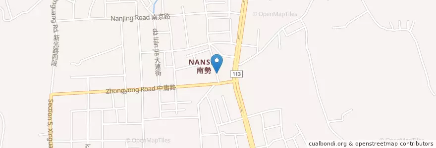 Mapa de ubicacion de Pingzhen Civil Sports Center en Taiwan, Taoyuan, Pingzhen District.