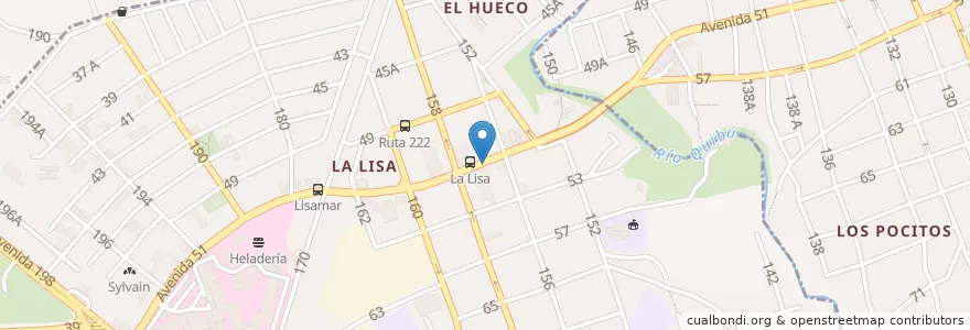 Mapa de ubicacion de Pollo Loco en 古巴, La Habana.