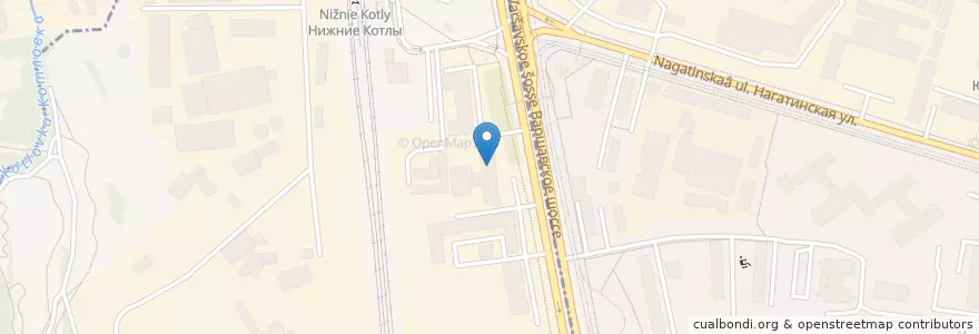 Mapa de ubicacion de Гурудвара en Russia, Distretto Federale Centrale, Москва, Южный Административный Округ, Район Нагатино-Садовники.