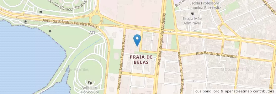 Mapa de ubicacion de Porto Paris Bistrô en Brazil, South Region, Rio Grande Do Sul, Metropolitan Region Of Porto Alegre, Região Geográfica Intermediária De Porto Alegre, Região Geográfica Imediata De Porto Alegre, Porto Alegre.