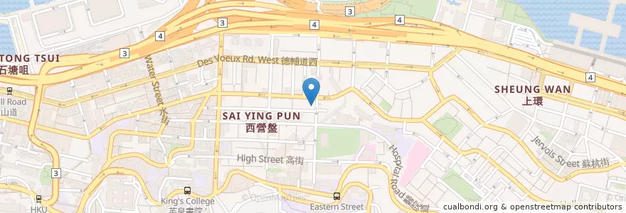 Mapa de ubicacion de Bar Tomoko en 中国, 广东省, 香港 Hong Kong, 香港島 Hong Kong Island, 新界 New Territories, 中西區 Central And Western District.