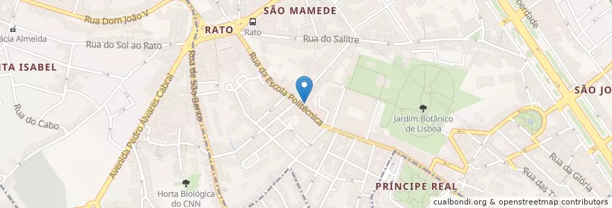 Mapa de ubicacion de Clube Lisboeta en Portogallo, Área Metropolitana De Lisboa, Lisbona, Grande Lisboa, Lisbona.