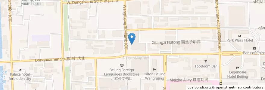 Mapa de ubicacion de 小吊梨汤 王府井银泰i88店 en الصين, بكين, خبي, 东城区.