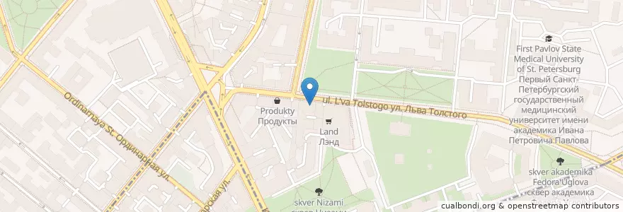 Mapa de ubicacion de Столовая №5 en Rusland, Северо-Западный Федеральный Округ, Oblast Leningrad, Sint-Petersburg, Петроградский Район.