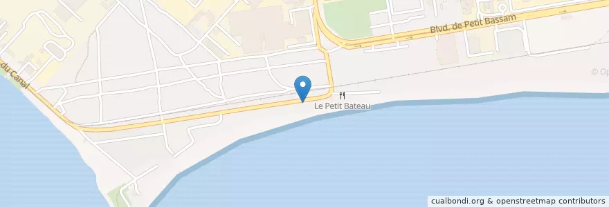 Mapa de ubicacion de La langouste chez Cakpo en ساحل العاج, أبيدجان, Port-Bouët.