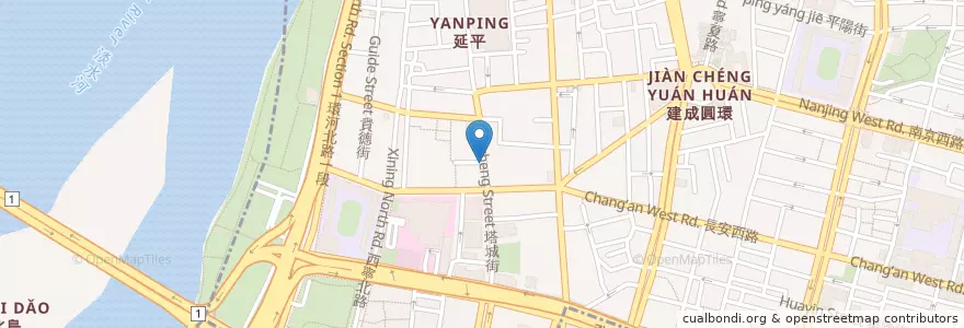 Mapa de ubicacion de MWD en 臺灣, 新北市, 臺北市.