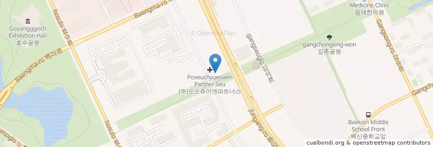 Mapa de ubicacion de Café Gate en Республика Корея, Кёнгидо, Коян, 일산동구.
