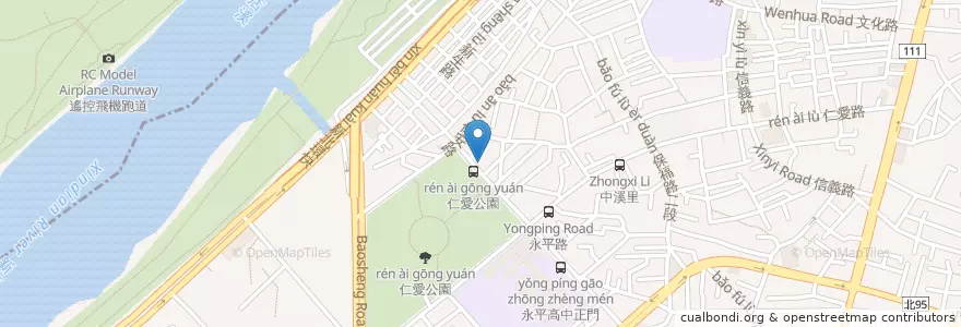 Mapa de ubicacion de Let's Pet Paws Restaurant en 타이완, 신베이 시, 융허 구.