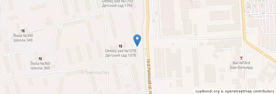 Mapa de ubicacion de Тихий Дом en Rusia, Центральный Федеральный Округ, Москва, Восточный Административный Округ, Район Северное Измайлово.