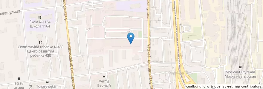 Mapa de ubicacion de Collider en روسیه, Центральный Федеральный Округ, Москва, Северный Административный Округ, Савёловский Район.