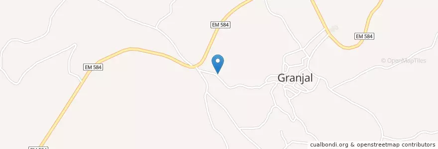 Mapa de ubicacion de Granjal en Portugal, North, Viseu, Douro, Sernancelhe, Granjal.