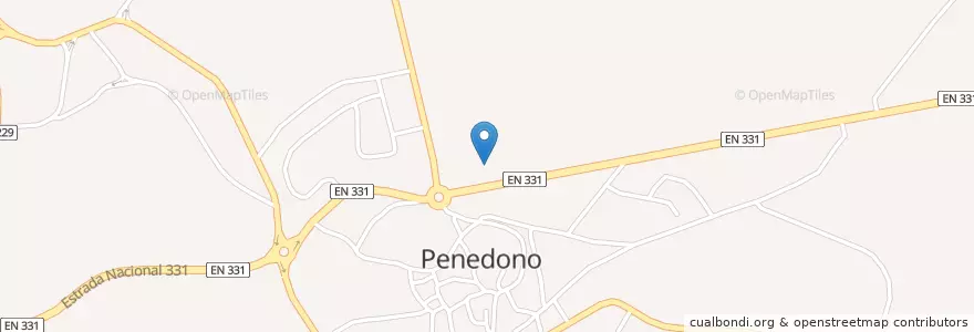 Mapa de ubicacion de U.F Penedono e Granja en Portugal, Norte, Viseu, Douro, Penedono, U.F Penedono E Granja.