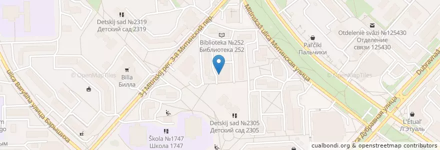Mapa de ubicacion de Твой доктор en Rusia, Distrito Federal Central, Москва, Северо-Западный Административный Округ, Район Митино.