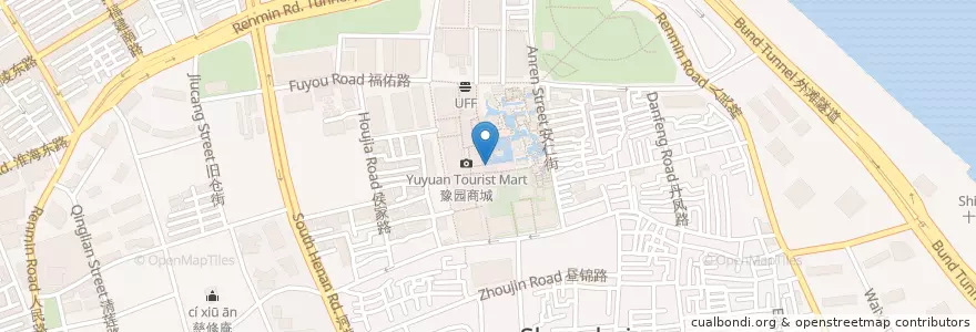 Mapa de ubicacion de Nanxiang Steamed Bun Restaurant en China, Shanghai, Huangpu.