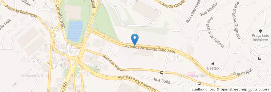 Mapa de ubicacion de ABC Rádio Taxi en 브라질, 남동지방, 상파울루, Região Geográfica Intermediária De São Paulo, Região Metropolitana De São Paulo, Região Imediata De São Paulo, São Bernardo Do Campo.