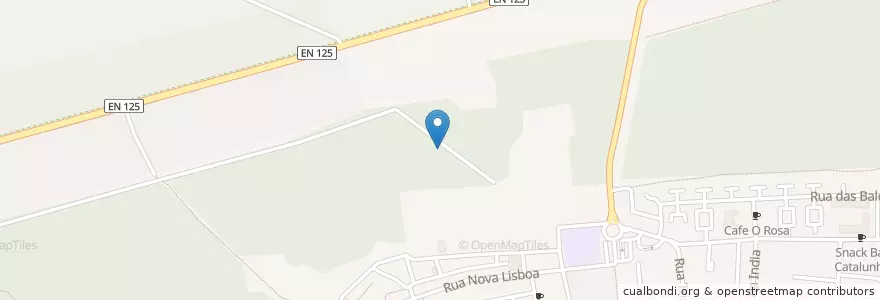 Mapa de ubicacion de Monte Gordo en 葡萄牙, Algarve, Algarve, Faro, Vila Real De Santo António, Monte Gordo.