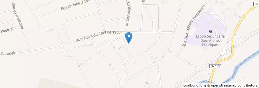 Mapa de ubicacion de AACDA en Portugal, Norte, Área Metropolitana Do Porto, Porto, Santo Tirso, Aves.