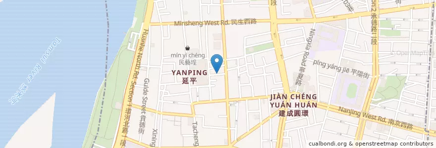 Mapa de ubicacion de 永久號 en تایوان, 新北市, تایپه.