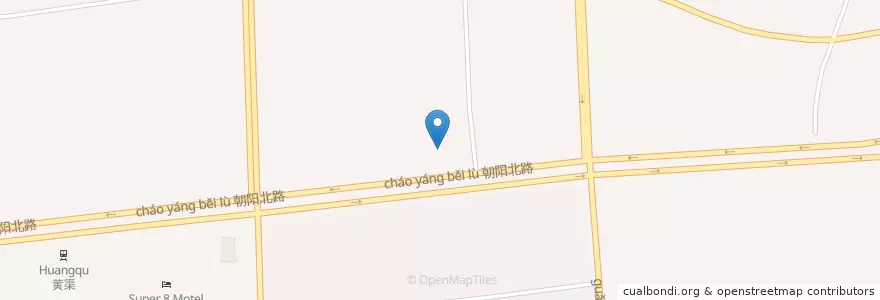 Mapa de ubicacion de 常营清真寺 en 中国, 北京市, 河北省, 朝阳区 / Chaoyang.