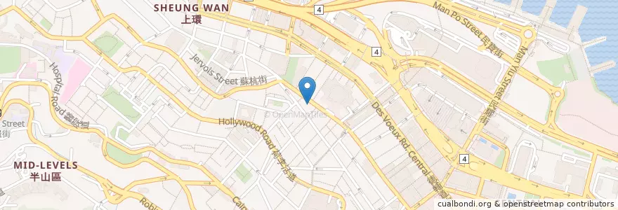 Mapa de ubicacion de 許氏兄弟 en الصين, غوانغدونغ, هونغ كونغ, جزيرة هونغ كونغ, الأقاليم الجديدة, 中西區 Central And Western District.