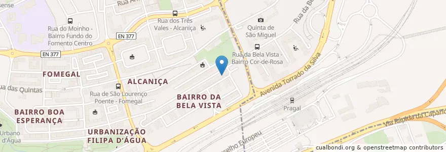 Mapa de ubicacion de Sem Publicidade en Portugal, Metropolregion Lissabon, Setúbal, Halbinsel Von Setúbal, Almada, Almada, Cova Da Piedade, Pragal E Cacilhas.